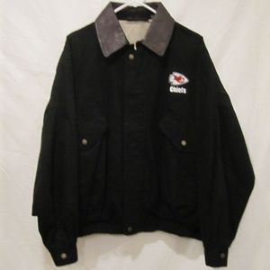 KANSAS CITY CHIEFS MEN'S FULL ZIP JACKET